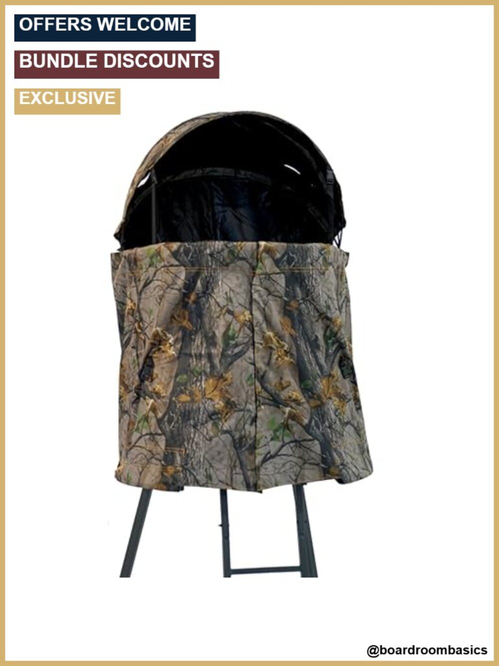 Hunting Blind Kit Treestand Cover-All Camo Pattern